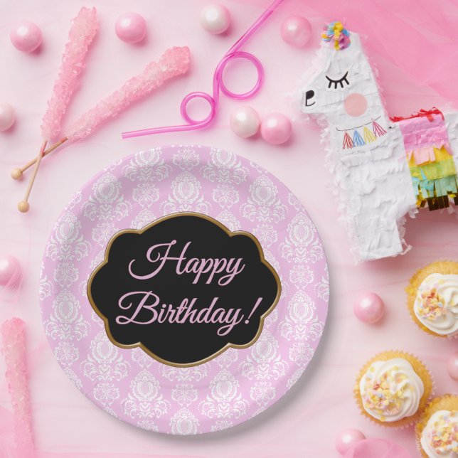 Fun, Flirty and Feminine  Paper Plates (Party)
