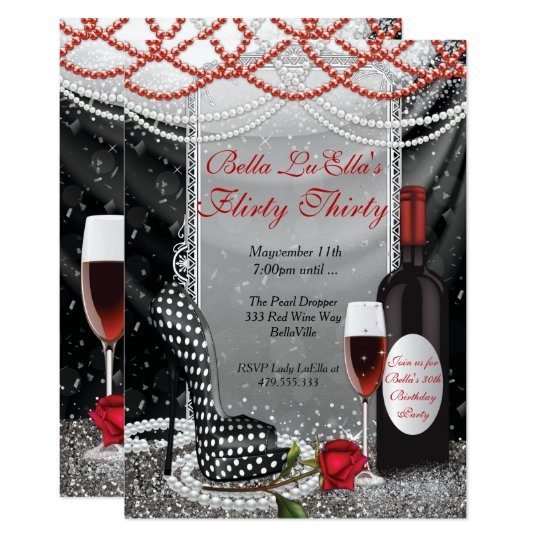 Fun Flirty Birthday Party Invitations | Zazzle.com