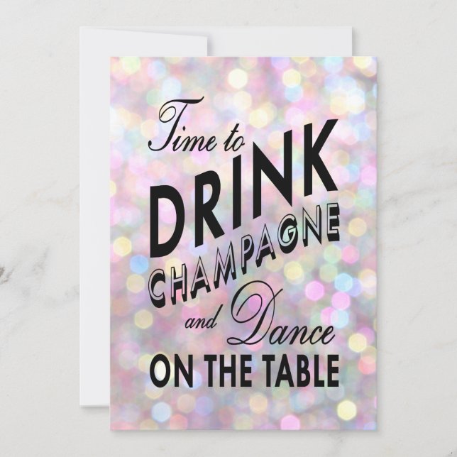 Fun & Flirty Engagement Invitation (Front)