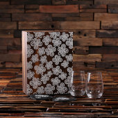 Fun Floral Box Set: Coasters and Wine Glasses (Front)