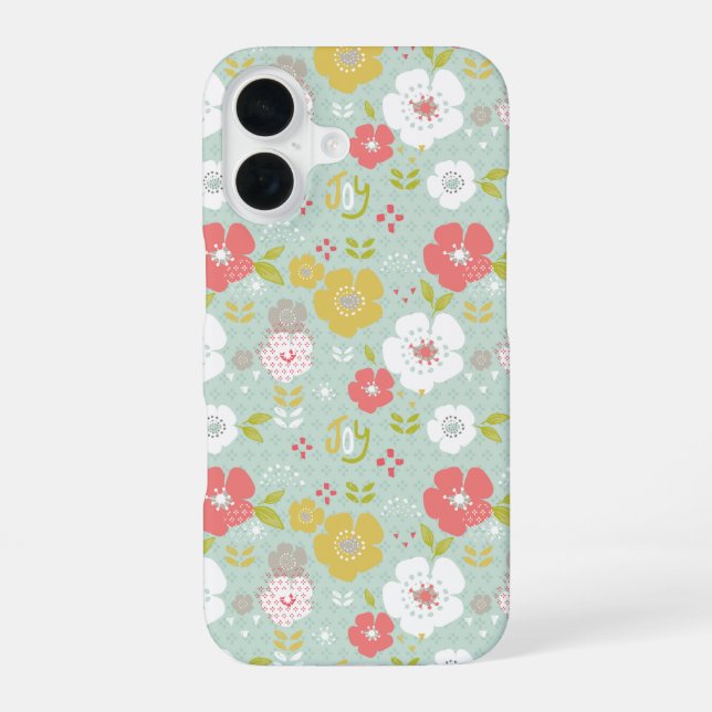 Fun Floral Fantasy Iphone Case (Back)
