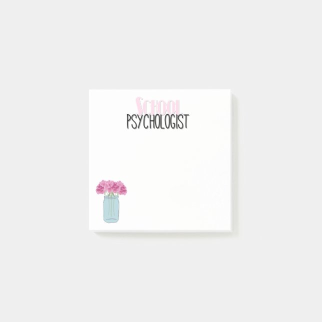 Fun Floral School Psychologist's Notes (Front)