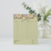 Fun Florals Small Order Form (Standing Front)