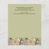 Fun Florals Small Order Form (Back)