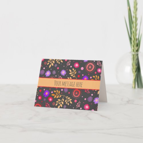 Fun FlowersModern Personalized Inspirivity Card