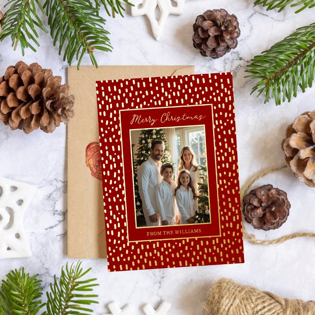 Fun Foil Christmas Card Template Customize (Creator Uploaded)