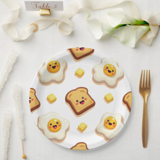 Fun Food Theme Paper Plate