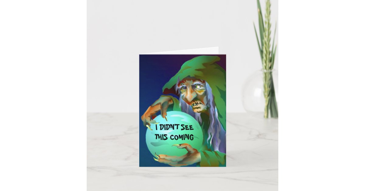 FUN FORTUNE TELLER BIRTHDAY CARD EZ2 CUSTOMIZE Zazzle