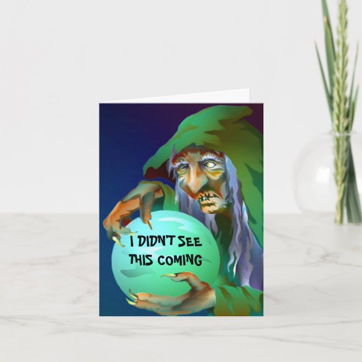 FUN FORTUNE TELLER BIRTHDAY CARD EZ2 CUSTOMIZE Zazzle