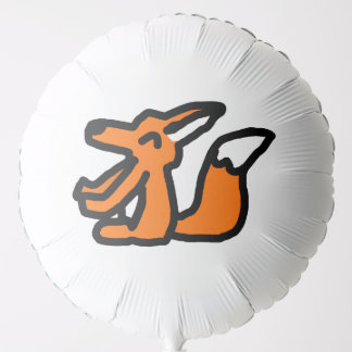 Fun Fox Drawing Balloon