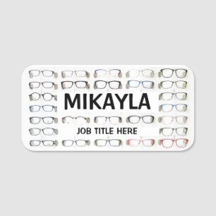 Fun Frames Optician Name Tag