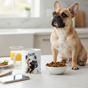 Fun French Bull Browns Ugh!!! PERSONALIZE Coffee Mug