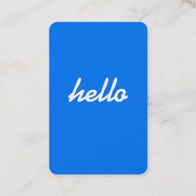 Fun Fresh & Vibrant Business Card Template (Front)