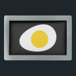 Fun Fried Egg Belt Buckle<br><div class="desc">A fun illustration of a fried egg, very minimalist with no details.</div>