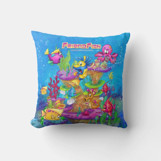 Fun FriendFish pillow (Front)