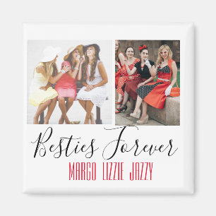 Fun Friendship Customized Photo Magnet