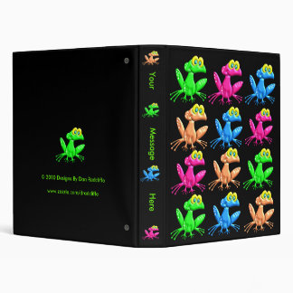 Fun Frogs 3 Ring Binder