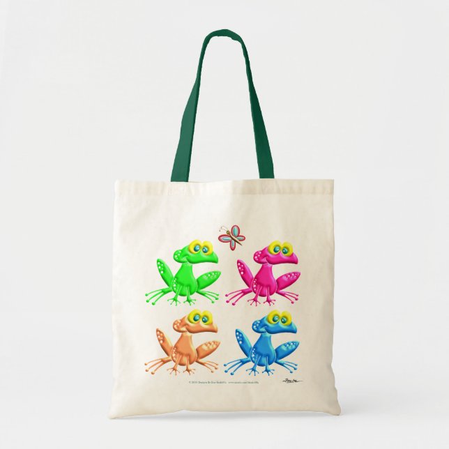 Fun Frogs Tote Bag (Front)