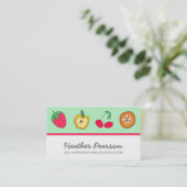 Fun Fruits Business Card (Standing Front)
