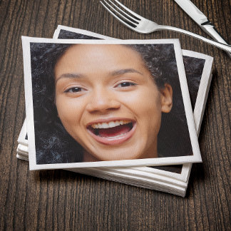 Fun Full Face Close Up Selfie Photo Napkins