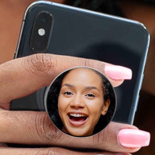 Fun Full Face Close Up Selfie Photo PopSocket