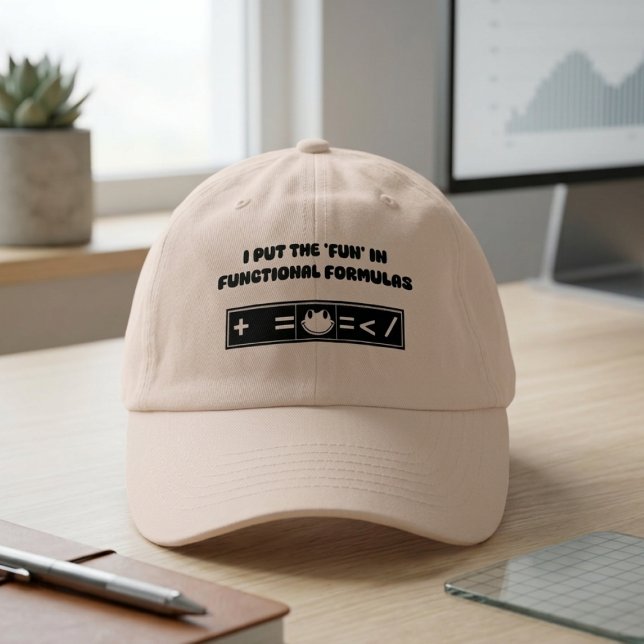 Fun Functional Formulas Spreadsheet Genius Design Hat (Creator Uploaded)