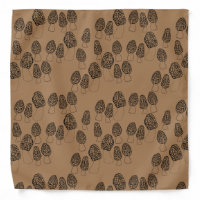 Fun Fungi Morel Mushroom Foraging Pattern 