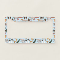 Fun Fungi Mushroom Fern Pattern