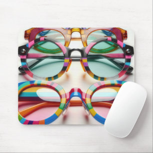 Fun Funky Eyeglasses Mouse Pad