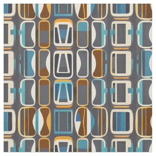 Fun, Funky Mid Century Modern Fabric