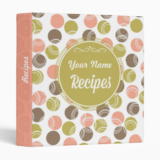 Fun & Funky Personalized Recipe Binder