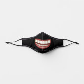 Fun Funny Perfect Big Smile Showing Teeth Premium Face Mask (Front)
