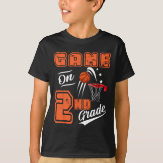 Fun Games On Second Grade Basketball First Day Of  T-Shirt