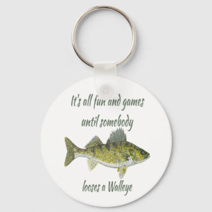Fun & Games til Somebody Looses A Walleye Keychain