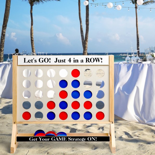 Fun Gaming Just Four in a Row Quote Fast Four (Wedding)