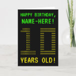 [ Thumbnail: Fun, Geeky, Nerdy "10 Years Old!" Birthday Card ]