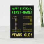 [ Thumbnail: Fun, Geeky, Nerdy "12 Years Old!" Birthday Card ]