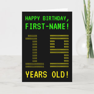 Fun, Geeky, Nerdy "19 YEARS OLD!" Birthday Card