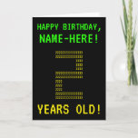 [ Thumbnail: Fun, Geeky, Nerdy "2 Years Old!" Birthday Card ]