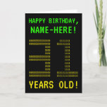 [ Thumbnail: Fun, Geeky, Nerdy "31 Years Old!" Birthday Card ]