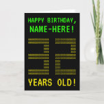 [ Thumbnail: Fun, Geeky, Nerdy "32 Years Old!" Birthday Card ]
