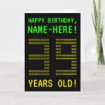 [ Thumbnail: Fun, Geeky, Nerdy "39 Years Old!" Birthday Card ]