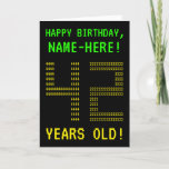 [ Thumbnail: Fun, Geeky, Nerdy "42 Years Old!" Birthday Card ]