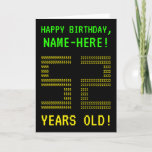 [ Thumbnail: Fun, Geeky, Nerdy "52 Years Old!" Birthday Card ]