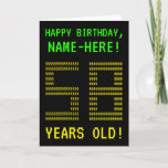 [ Thumbnail: Fun, Geeky, Nerdy "58 Years Old!" Birthday Card ]