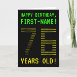 [ Thumbnail: Fun, Geeky, Nerdy "76 Years Old!" Birthday Card ]