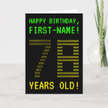 [ Thumbnail: Fun, Geeky, Nerdy "78 Years Old!" Birthday Card ]