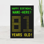 [ Thumbnail: Fun, Geeky, Nerdy "81 Years Old!" Birthday Card ]