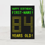 [ Thumbnail: Fun, Geeky, Nerdy "84 Years Old!" Birthday Card ]