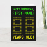 [ Thumbnail: Fun, Geeky, Nerdy "88 Years Old!" Birthday Card ]